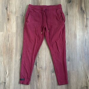 Alphalete Premium Identity Joggers in Red - Medium
